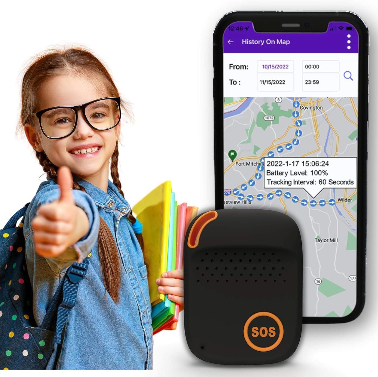 Seculife GPS Tracker for Kids – SecuLife Real-Time Tracking Device with SOS Button & 2-Way Speakerphone – Safety Electronics for Kids, Special Needs, Autism, Down Syndrome | Amazon USA Seculife GPS Tracker for Kids – SecuLife Real-Time Tracking Device with SOS Button & 2-Way Speakerphone – Safety Electronics for Kids, Special Needs, Autism, Down Syndrome | Amazon USA