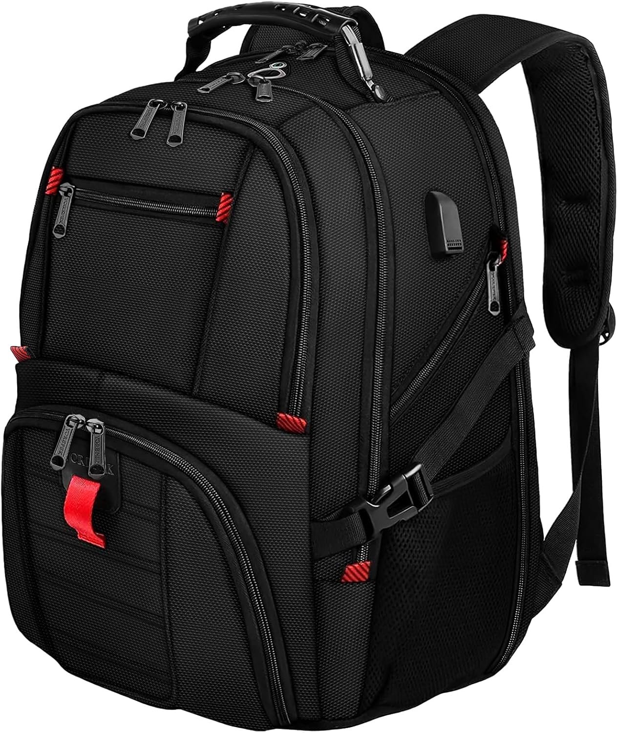YOREPEK 18.4 Laptop Large Backpacks Fit Most 18 Inch Laptop with USB Charger Port,TSA Friendly Flight Approved Weekend Carry on Backpack with Luggage Strap for Men and Women, Black YOREPEK 18.4 Laptop Large Backpacks Fit Most 18 Inch Laptop with USB Charger Port,TSA Friendly Flight Approved Weekend Carry on Backpack with Luggage Strap for Men and Women, Black