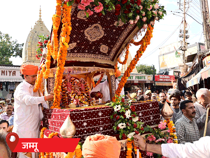 ram navami 2025 celebration rathyatra latest update haryana rajasthan MP UP on high alert police | देश में रामनवमी आज: हरियाणा-झारखंड हाई अलर्ट पर, मुंबई में 11 हजार पुलिसकर्मी तैनात; MP-UP में जुलूस पर पुलिस की नजर
