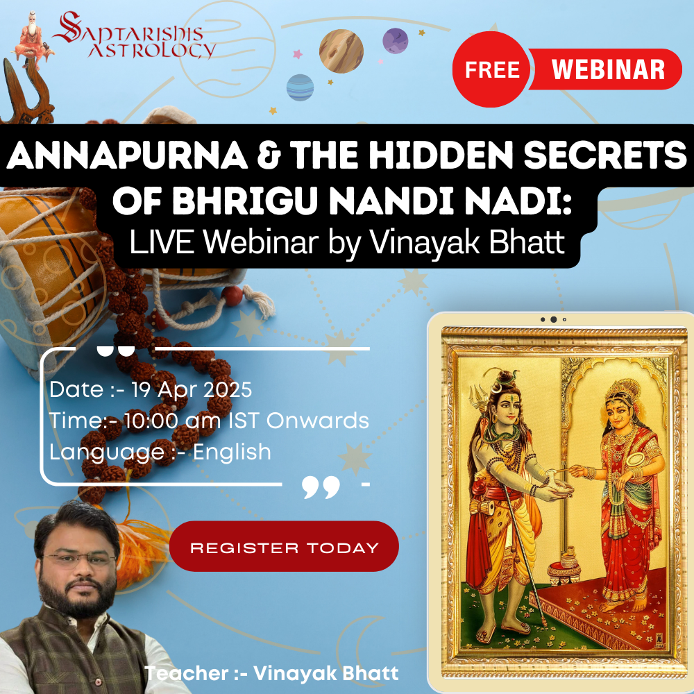 Free Live Webinar — Annapurna Devi & The Hidden Secrets Of Bhrigu Nandi Nadi