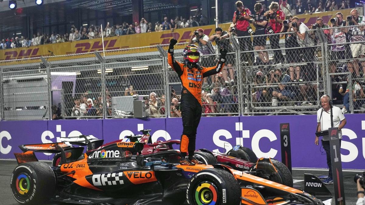McLaren driver Oscar Piastri wins F1’s Saudi Arabian Grand Prix to take overall lead McLaren driver Oscar Piastri wins F1’s Saudi Arabian Grand Prix to take overall lead