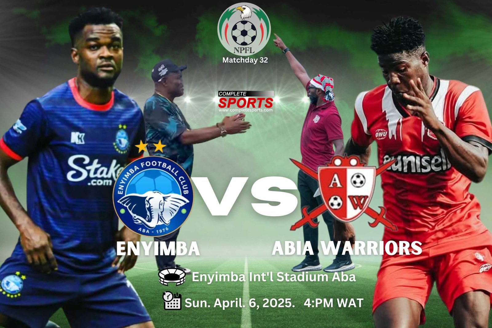 Nweke Rallies Enyimba For Showdown With Abia Warriors
