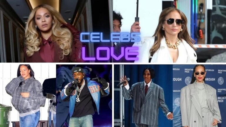 Celebs Love: Rihanna and Kendrick Lamar in Celine Jeans, Beyonce and JLO in Gabriela Hearst Blazers, Kelly Rowland and Alicia Keys in Fear of God Pinstripe Suits