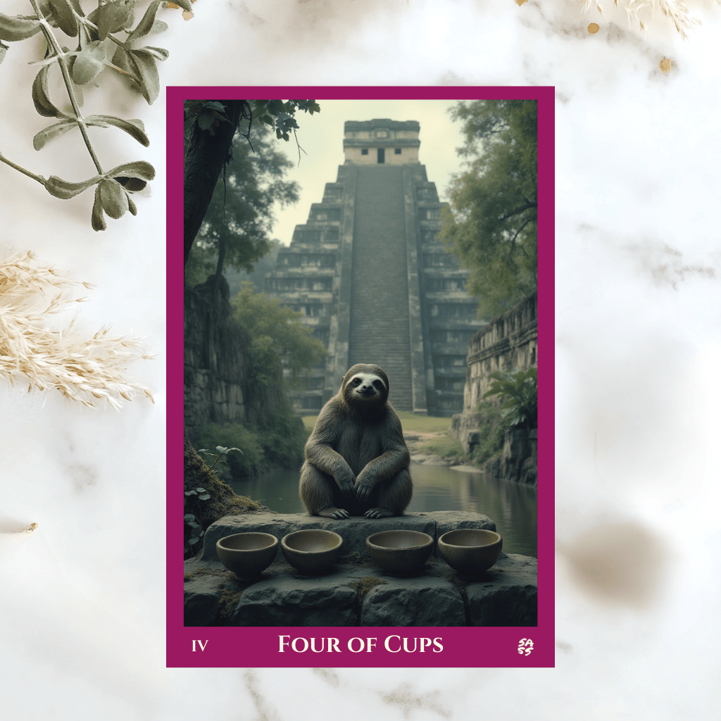 Tarot Card of the Week (April 7-13, 2025): Four of Cups