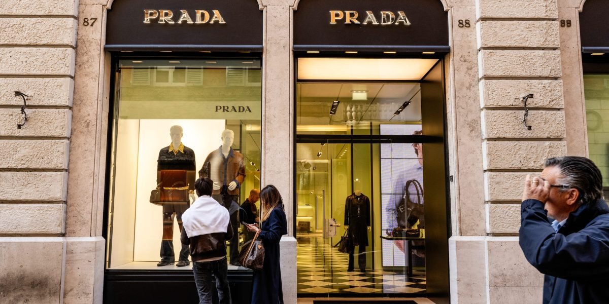 Prada made the biggest purchase in its history by buying Versace for .4 billion, bringing the two Italian luxury labels together Prada made the biggest purchase in its history by buying Versace for .4 billion, bringing the two Italian luxury labels together