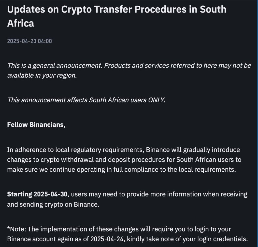 Africa Crypto Week In Review: Ghana to Regulate Crypto, Binance To Adopt Stricter Measures in South Africa, Nigeria Intensify Crackdowns Africa Crypto Week In Review: Ghana to Regulate Crypto, Binance To Adopt Stricter Measures in South Africa, Nigeria Intensify Crackdowns