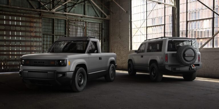 Jeff Bezos–backed Slate Auto unveils its ,000 electric pickup