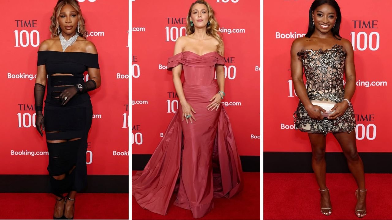 On the Scene at the Time 100 Gala: Serena Williams in a Black Stella McCartney Dress, Blake Lively in a Red Zuhair Murad Gown, Simone Biles in Oscar De La Renta Corset Dress + More! On the Scene at the Time 100 Gala: Serena Williams in a Black Stella McCartney Dress, Blake Lively in a Red Zuhair Murad Gown, Simone Biles in Oscar De La Renta Corset Dress + More!