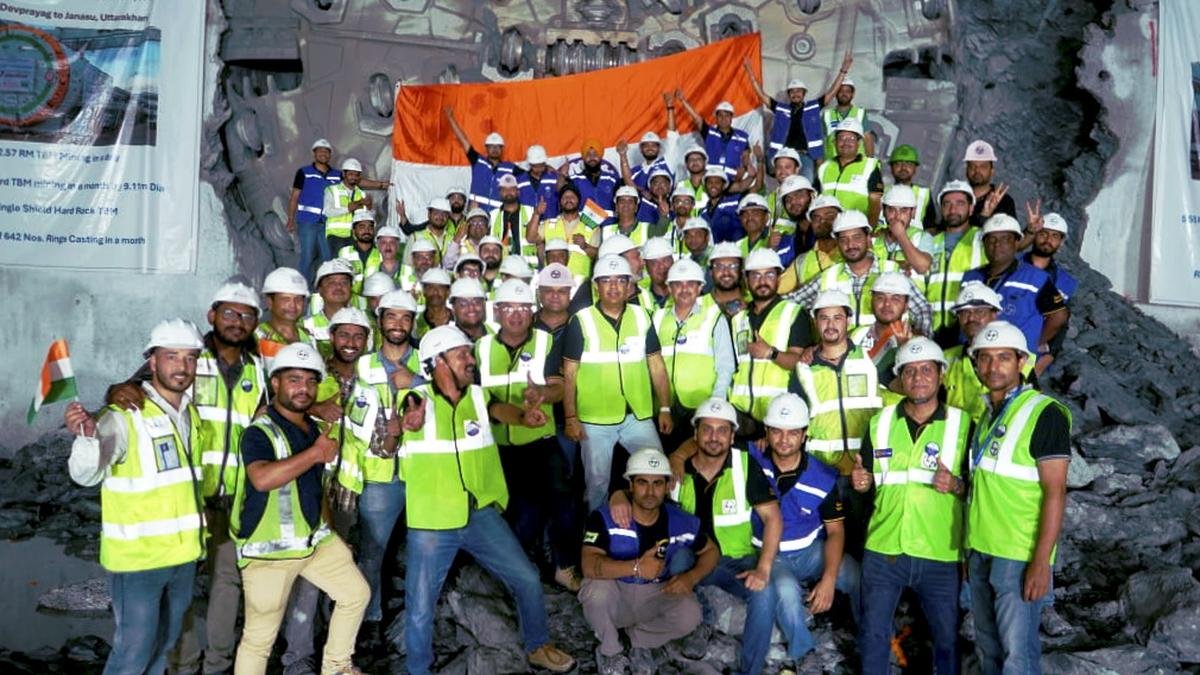 Making of India’s longest rail tunnel between Devprayag, Janasu in Uttarakhand face challenges; breakthrough achieved Making of India’s longest rail tunnel between Devprayag, Janasu in Uttarakhand face challenges; breakthrough achieved