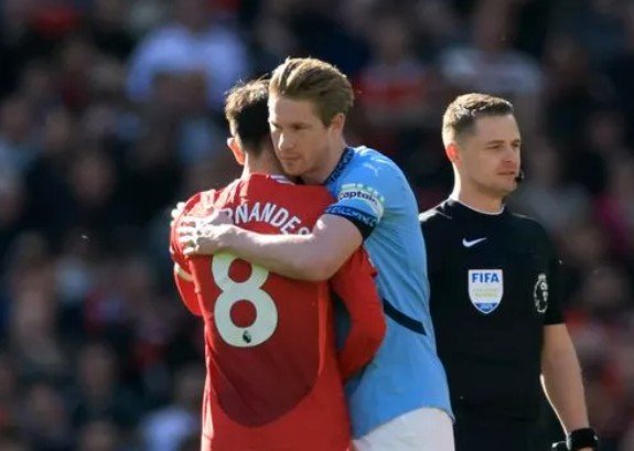 De Bruyne Reason Man United Have Not Won Lots Of Trophies This Period -Fernandes