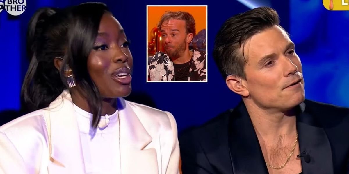 AJ Odudu, 37, and Will Best, 40, face ITV CBB AXE calls as fans blast ‘car crash’ conduct during finale: ‘Awful!’ AJ Odudu, 37, and Will Best, 40, face ITV CBB AXE calls as fans blast ‘car crash’ conduct during finale: ‘Awful!’