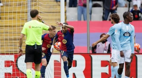 Barcelona Stuns Celta With Thrilling 4-3 Comeback Victory