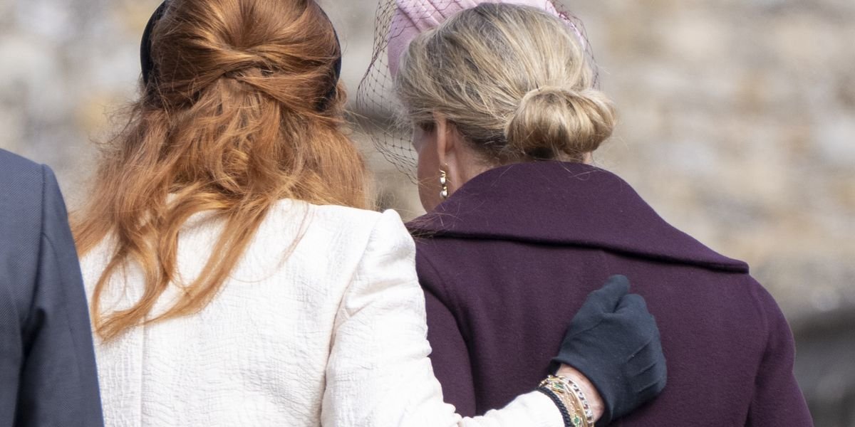 Duchess of Edinburgh embraces Sarah Ferguson in heartfelt show of solidarity Duchess of Edinburgh embraces Sarah Ferguson in heartfelt show of solidarity