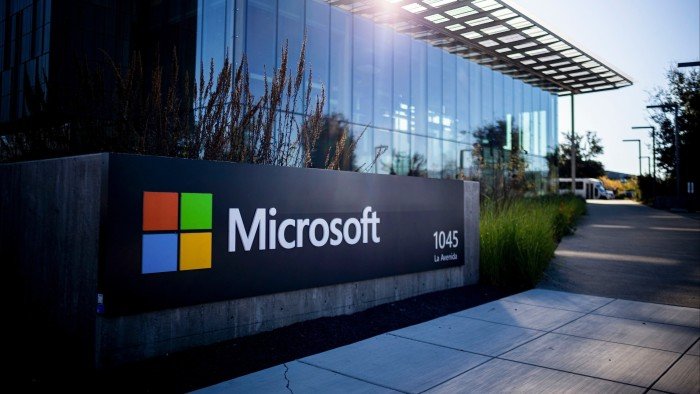Microsoft shares jump after software giant’s earnings top forecasts