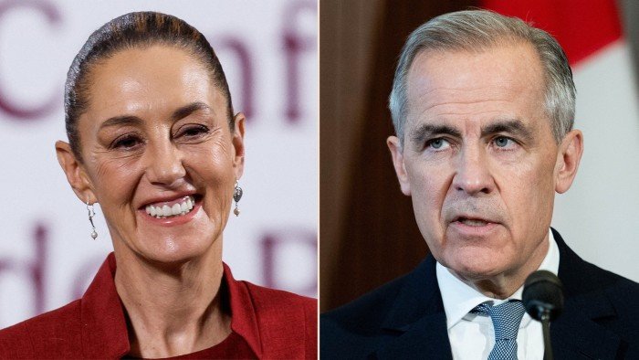 Canada and Mexico leaders take credit for dodging latest US tariffs