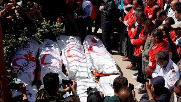 Why did Israel’s military kill 15 Palestinian aid workers in Gaza? The IDF’s story keeps changing