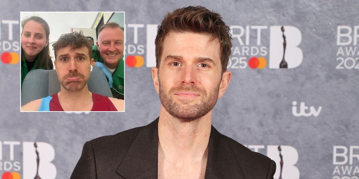 Joel Dommett, 39, collapses during London Marathon after sparking fan concern: 'Woke up in an ambulance!' Joel Dommett, 39, collapses during London Marathon after sparking fan concern: 'Woke up in an ambulance!'