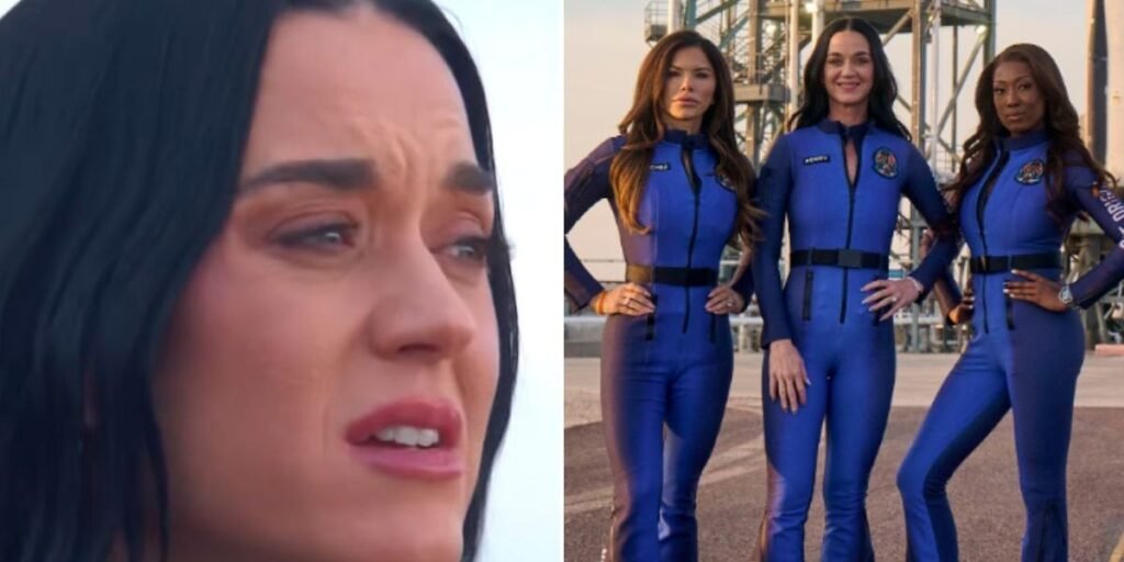 Katy Perry ‘regrets’ Blue Origin ‘public spectacle’ as history making mission faces mockery