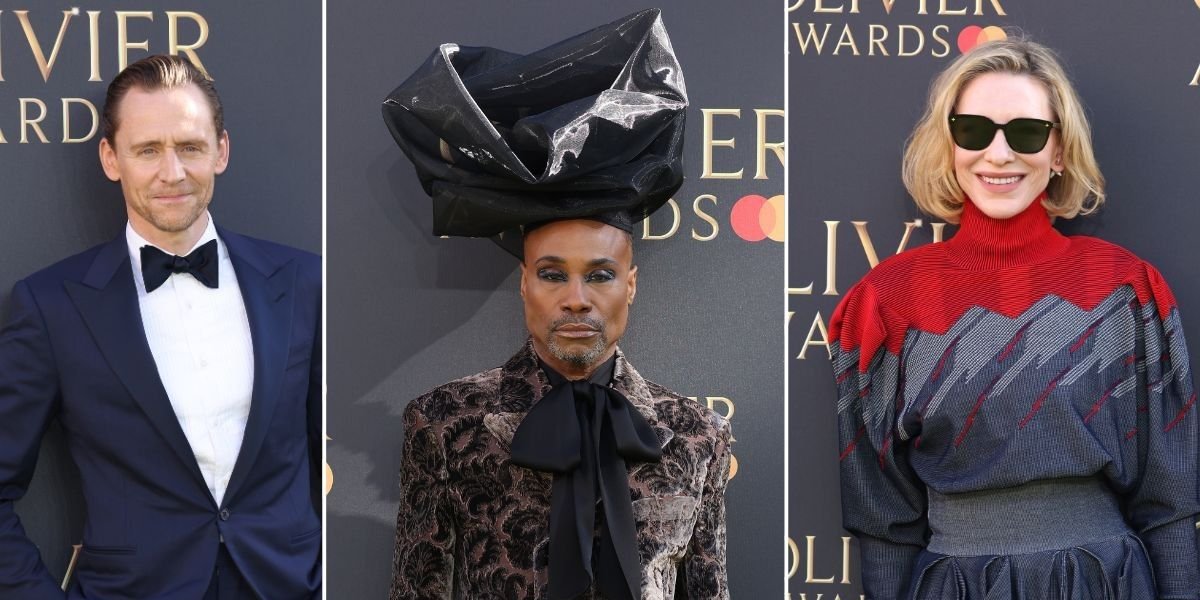 Billy Porter dons flamboyant hat as they lead arrivals