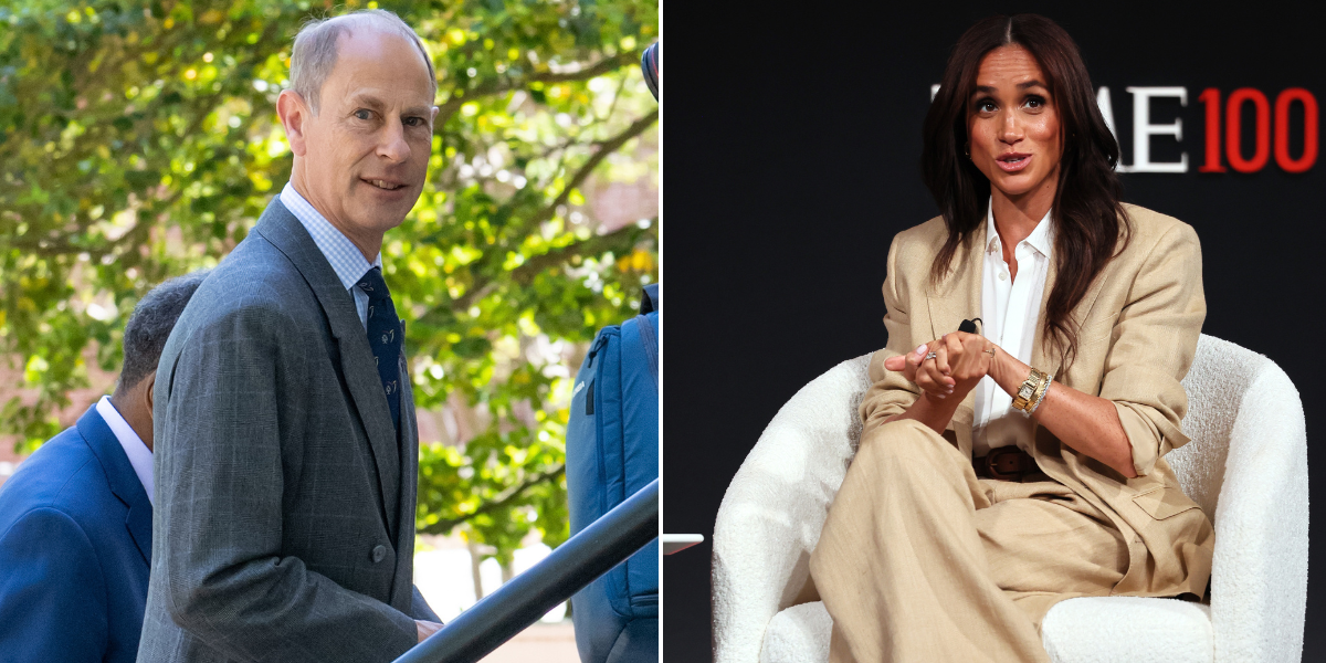 Prince Edward makes East Coast dash following Meghan Markle appearance Prince Edward makes East Coast dash following Meghan Markle appearance