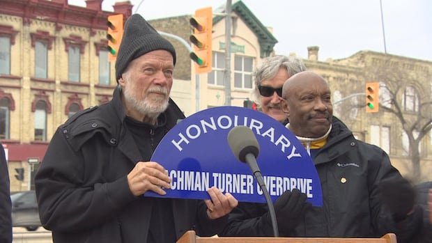 Winnipeg’s rock history put on the map as road gets honorary Bachman-Turner Overdrive name