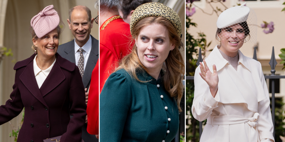 Sophie, Eugenie and Beatrice wear bold spring looks on Easter Sunday as Kate Middleton absent Sophie, Eugenie and Beatrice wear bold spring looks on Easter Sunday as Kate Middleton absent