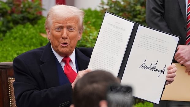 Fact-checking Donald Trump’s claims about Canada in his global tariff speech