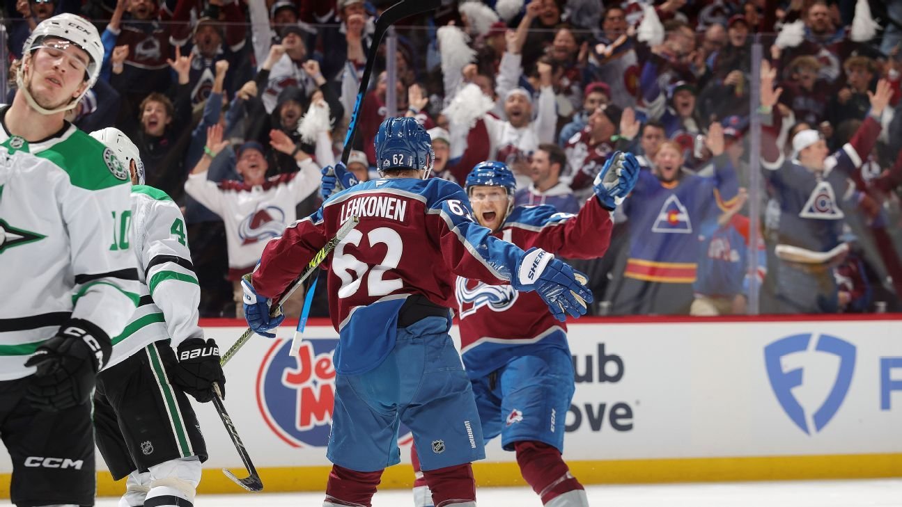 Avalanche take down Stars, force Game 7 of first-round series Avalanche take down Stars, force Game 7 of first-round series