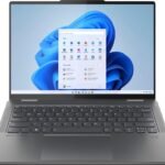 Lenovo Yoga 7 14AHP9 2-in-1 Laptop 2024, 14″ WUXGA IPS Touchscreen, AMD Ryzen 5 8640HS 6-Core, Radeon Graphics, 8GB LPDDR5 512GB SSD, Backlit Keyboard Fingerprint Wi-Fi 6E, Win11 Pro, COU 32GB USB