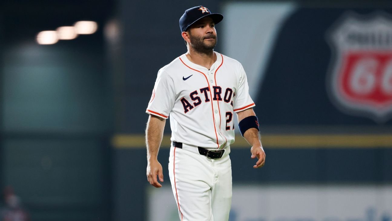 Astros’ Jose Altuve removed in third inning due to hamstring Astros’ Jose Altuve removed in third inning due to hamstring