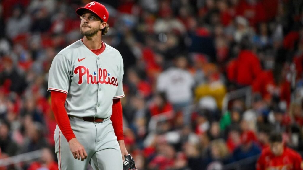 Phillies put Aaron Nola on 15-day injured list due to ankle
