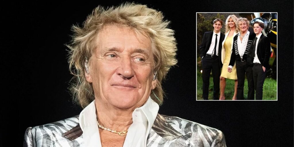 Rod Stewart, 80, all smiles as he makes rare appearance with teenage sons amid recent health struggles