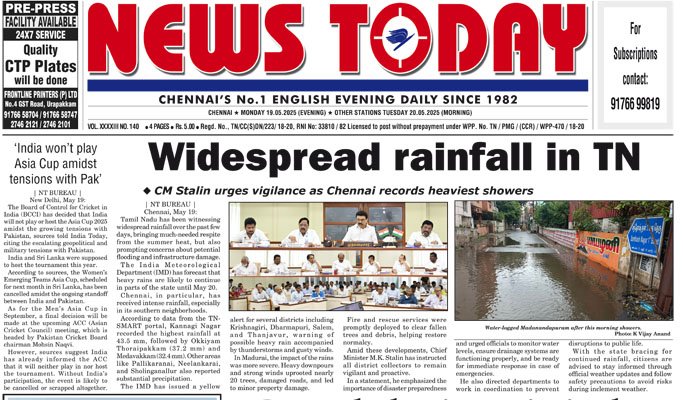 E-paper 19 May 2025 – News Today