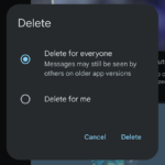 ‘Delete for everyone’ appears in the Google Messages beta