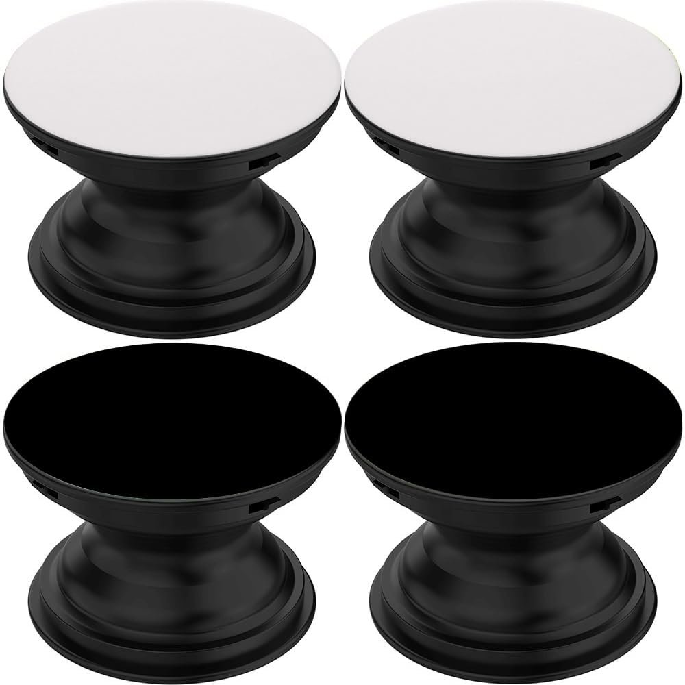 Aimery Foldable Cell Phone Stand Holder for Smartphone (4 Pack) – Black White