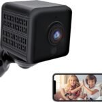 Spy Camera Hidden Camera,Mini Security Wireless Camera,HD 1080P Nanny Cam,AI Motion Detection,150 Days Standby Battery Life，Mini Cam for Indoor Security,Baby(Black)
