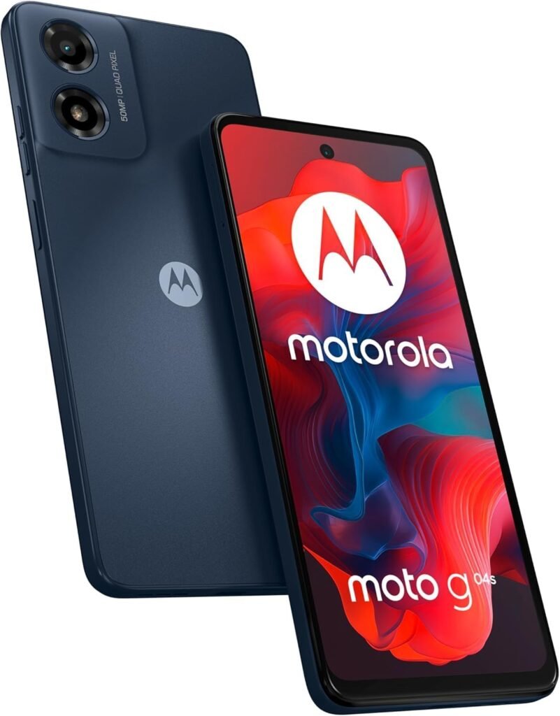 Motorola Moto G04s XT2421-7 4G/LTE Dual SIM, 6.56″ 90Hz Display, 128/4GB, Unlocked (Black)