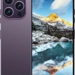 A15 promax Unlocked Cell Phones2024 Android 13 Smartphone with Snapdragon 8cen2 Processor|8GB+256GB|8-Core 6.8″ HD Screen 24MP+50MP|Camera 6800 mAh Long Battery with 5G Dual SIM(Purple)