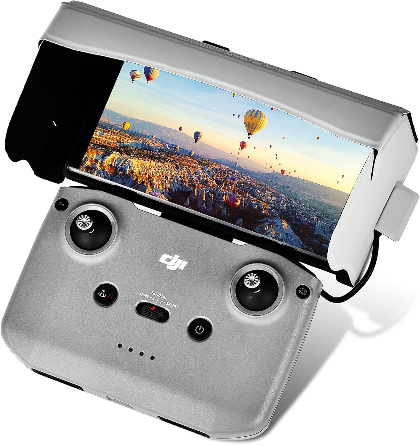 Foldable Sunhood for Mavic 3/DJI Mini 2/Mavic Air 2/DJI Air 2s Drone Controller, Sunshade Support 4.4-7.1 inches Smartphone Screens of Various Models (Grey) Foldable Sunhood for Mavic 3/DJI Mini 2/Mavic Air 2/DJI Air 2s Drone Controller, Sunshade Support 4.4-7.1 inches Smartphone Screens of Various Models (Grey)