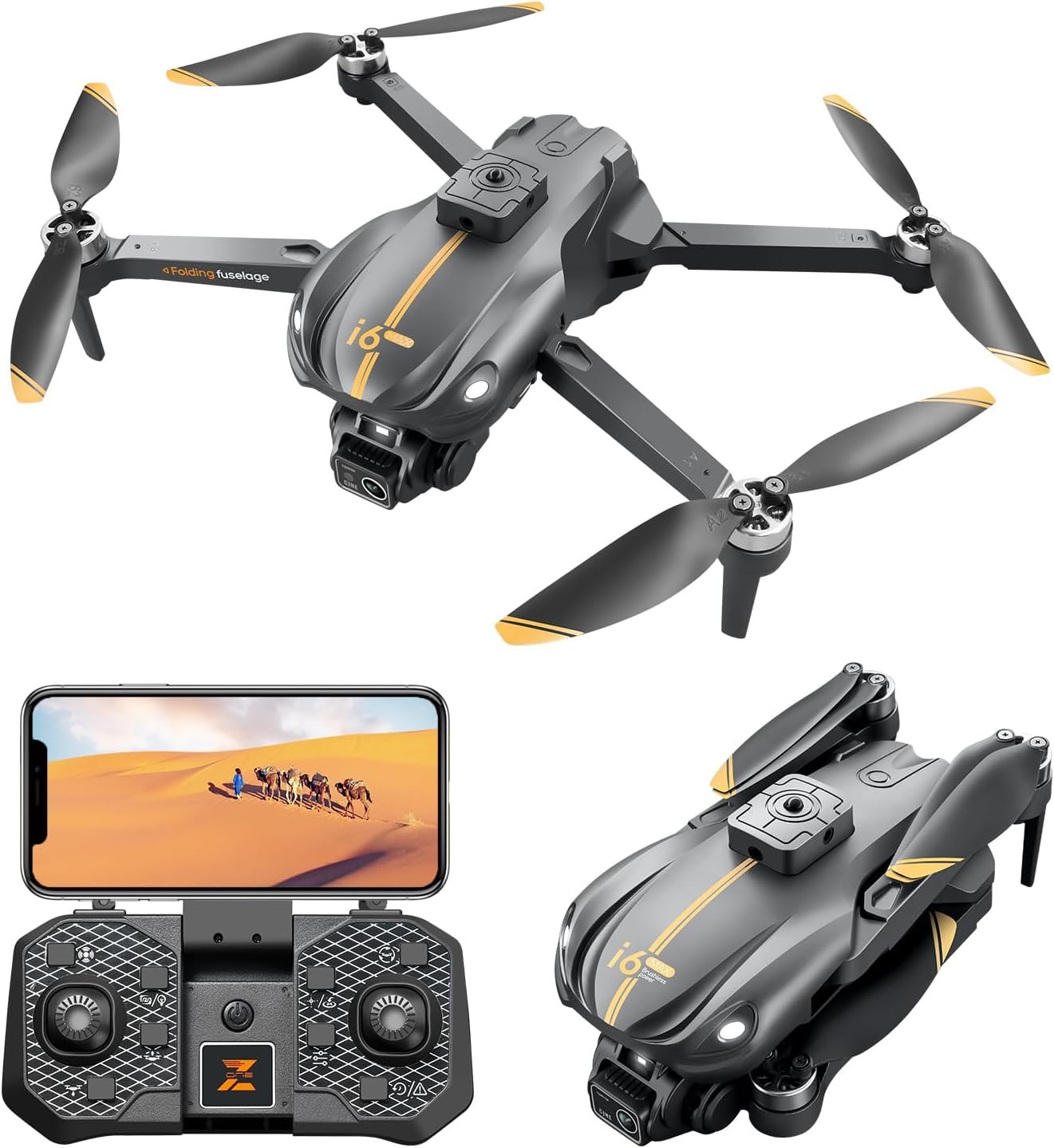 Drone with Camera 1080P HD, FPV Camera Drone for 14+ Kids Adults, 150° Adjustable Lens Foldable RC Quadcopter Drones, Brushless Motors, Night Vision, Shock Absorbing, Obstacle Avoidance, 3 Batteries Drone with Camera 1080P HD, FPV Camera Drone for 14+ Kids Adults, 150° Adjustable Lens Foldable RC Quadcopter Drones, Brushless Motors, Night Vision, Shock Absorbing, Obstacle Avoidance, 3 Batteries
