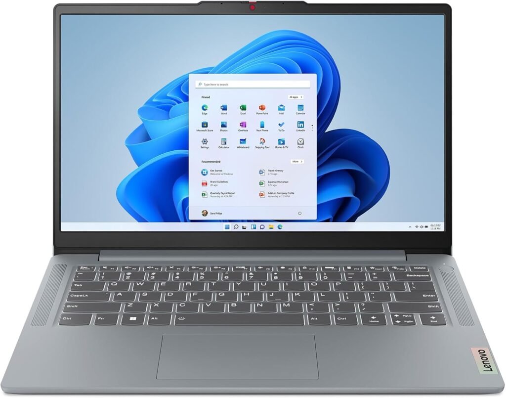 Lenovo IdeaPad Slim 3i – 2024 – Lightweight Laptop – Rapid Charge Boost – 14″ FHD IPS Display – 16GB Memory – 512GB SSD Storage – Intel® Core™ i7-13620H – Windows 11 HomeArctic Grey