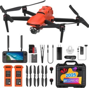 Autel Robotics EVO 2 PRO V3, Son-y 1″ CMOS &12-Bit Image 6K HDR Video, Moonlight Algorithm 2.0 (ISO 44000), EVO II Pro V3 Rugged Bundle, 40 Minutes, 15KM Transmission, 360° Obstacle, SkyLink 2.0