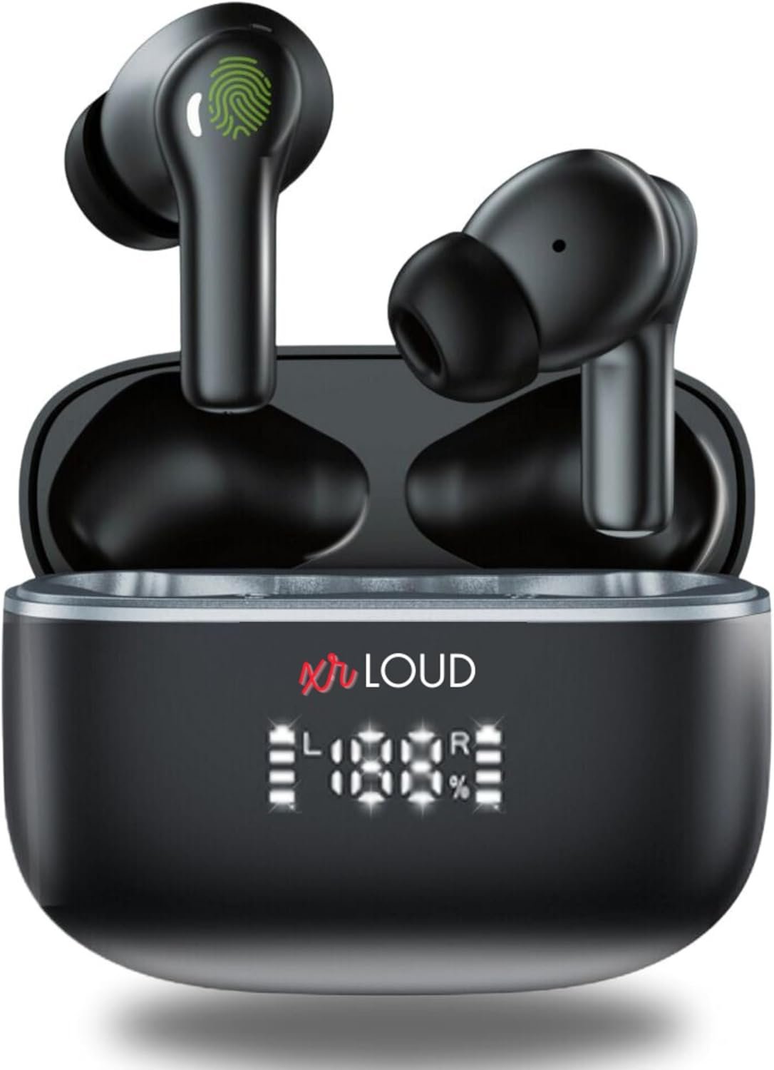 XR Loud™ Latest 5.4 Bluetooth Earbuds M16 120H Standby 6Mic Hybrid True Wireless Earphones, ASAP Charge, High Bass Grade, 13mm Drivers, Touch Controls, Unbeatable Sound Challenge XR Loud™ Latest 5.4 Bluetooth Earbuds M16 120H Standby 6Mic Hybrid True Wireless Earphones, ASAP Charge, High Bass Grade, 13mm Drivers, Touch Controls, Unbeatable Sound Challenge