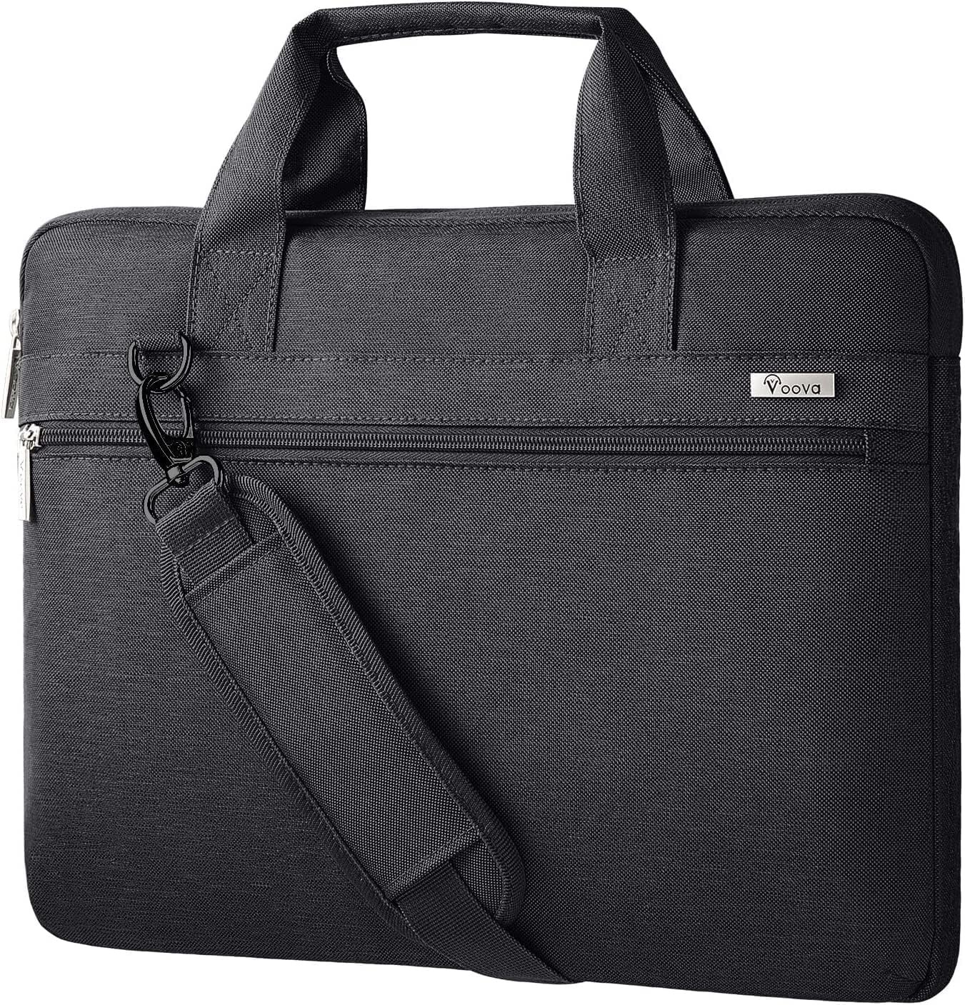 Voova Laptop Bag 17 17.3 Inch, 360° Protective Laptop Case Sleeve with Shoulder Strap Compatible with 17-18 Inch Lenovo Asus Acer Dell Hp, Waterproof Computer Bag Slim Briefcase for Men Women, Black Voova Laptop Bag 17 17.3 Inch, 360° Protective Laptop Case Sleeve with Shoulder Strap Compatible with 17-18 Inch Lenovo Asus Acer Dell Hp, Waterproof Computer Bag Slim Briefcase for Men Women, Black