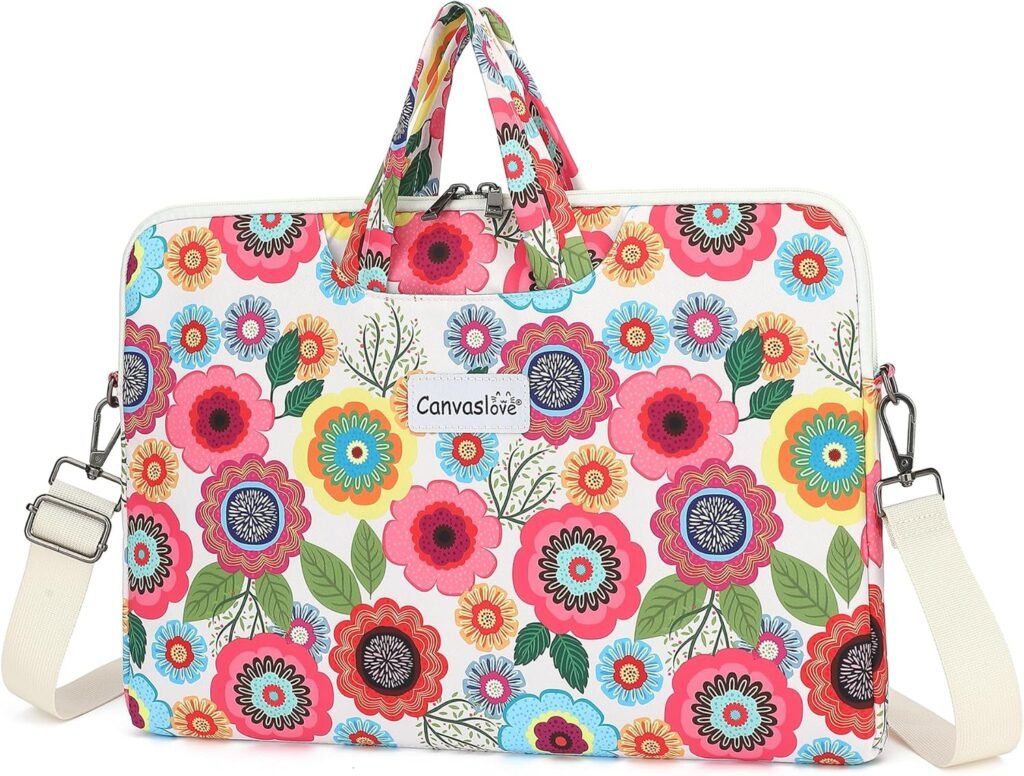 Canvaslove Water Resistant Laptop Shoulder Sleeve Case Bag for MacBook Pro 16 inch and 15.6 inch and 16 inch laptop