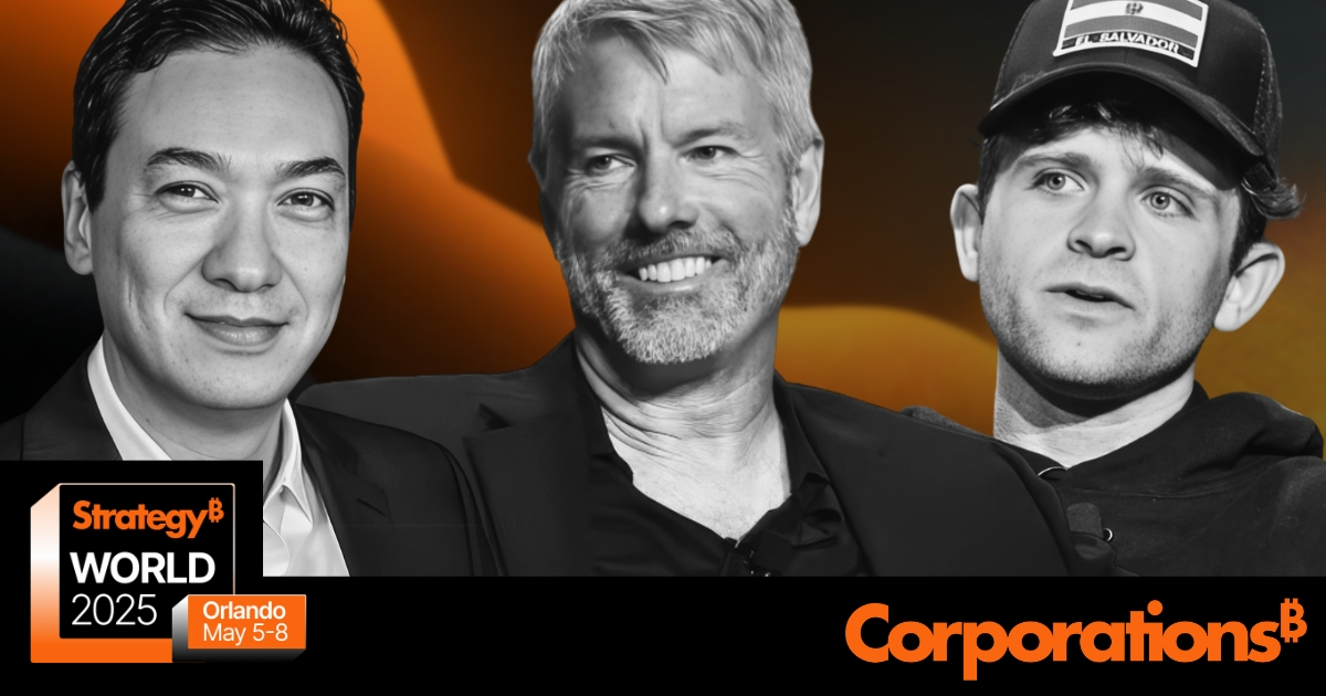 Bitcoin For Corporations Live At Strategy World 2025 Bitcoin For Corporations Live At Strategy World 2025