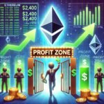 Ethereum Stakers Enter Profit Zone as Price Climbs Above ,400