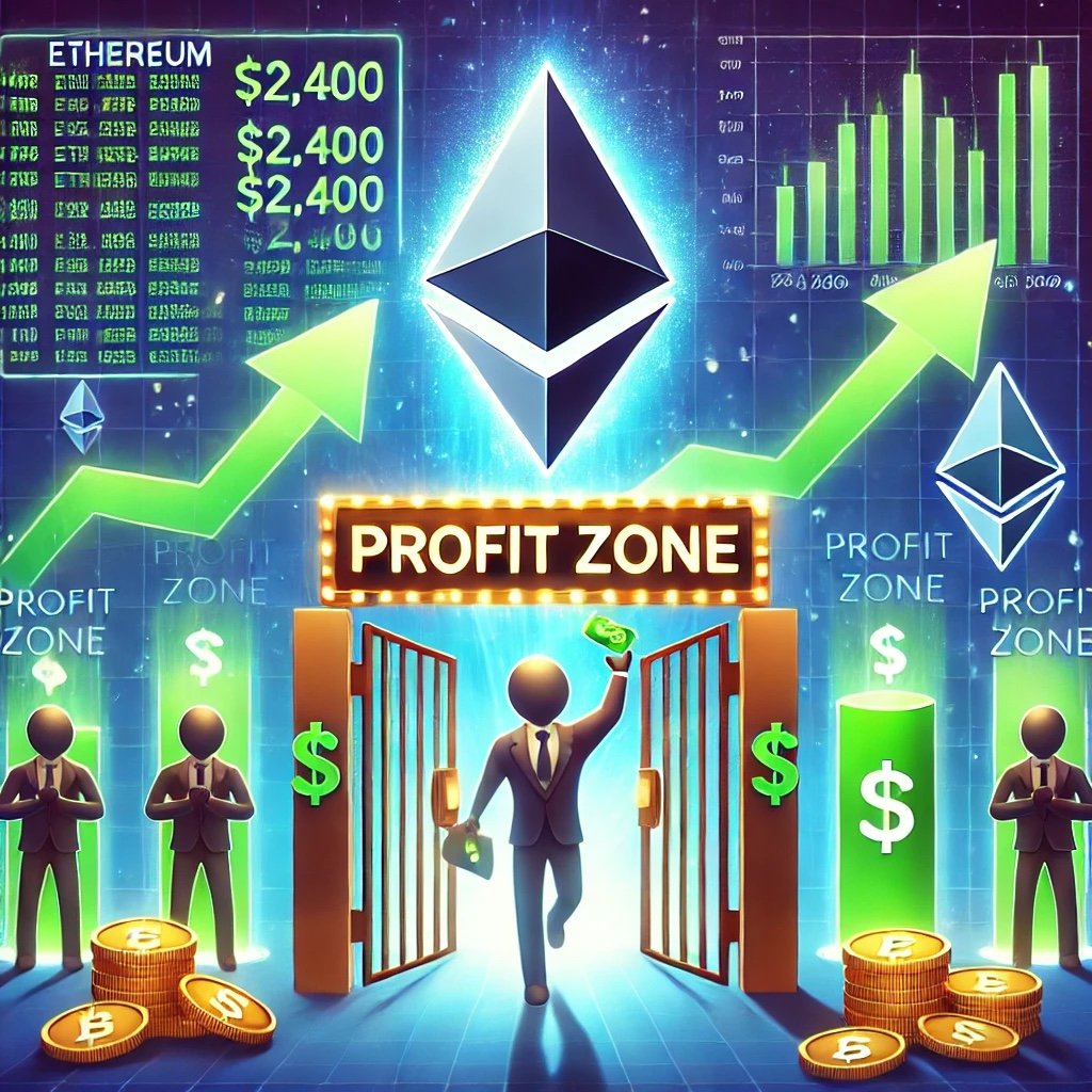 Ethereum Stakers Enter Profit Zone as Price Climbs Above ,400