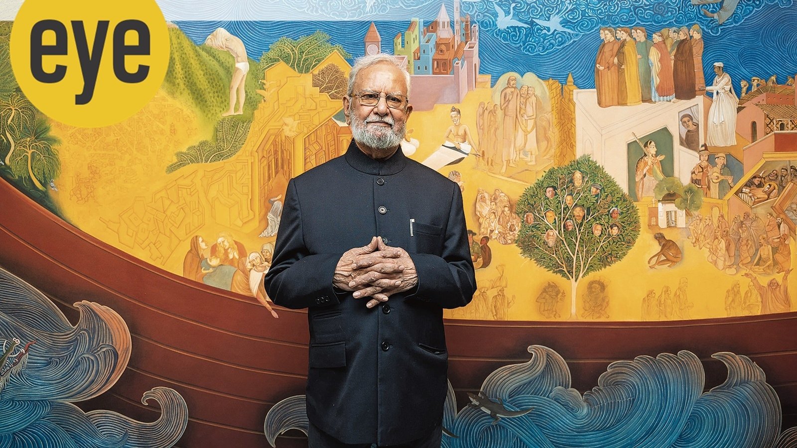I went beyond the popular image of Kabir to create mine: Gulammohammed Sheikh | Eye News I went beyond the popular image of Kabir to create mine: Gulammohammed Sheikh | Eye News