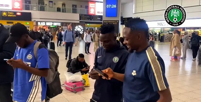 10 Home-Based Super Eagles Players, Officials Arrive London For Unity Cup 2025 10 Home-Based Super Eagles Players, Officials Arrive London For Unity Cup 2025